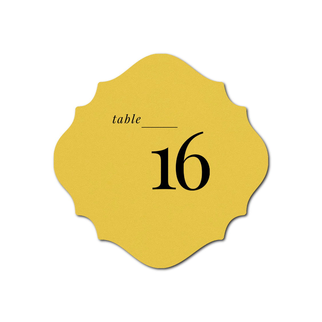 Individually Personalized Wedding Prints on Diecut Cardstock - Shape S27