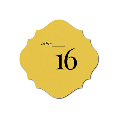 Individually Personalized Wedding Prints on Diecut Cardstock - Shape S27