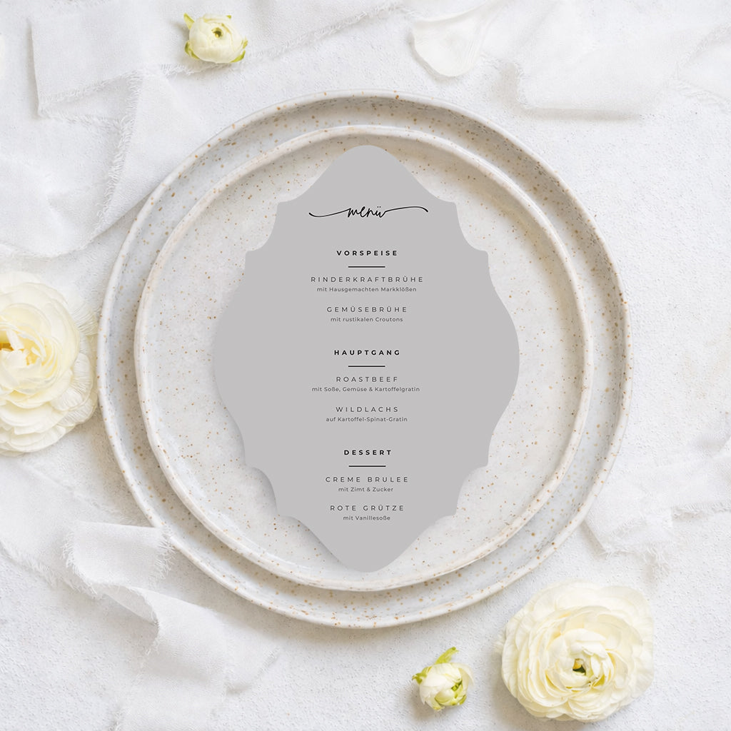 Personalized Wedding Cards | Fully Custom Print | Signature Shape S27