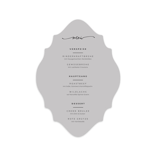 Personalized Wedding Cards | Fully Custom Print | Signature Shape S27