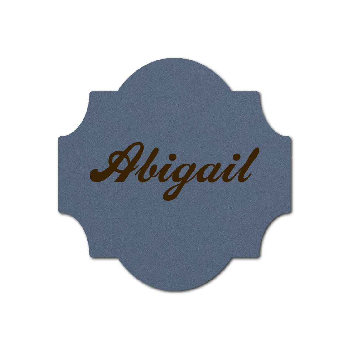 Individually Personalized Wedding Prints on Diecut Cardstock - Shape S28