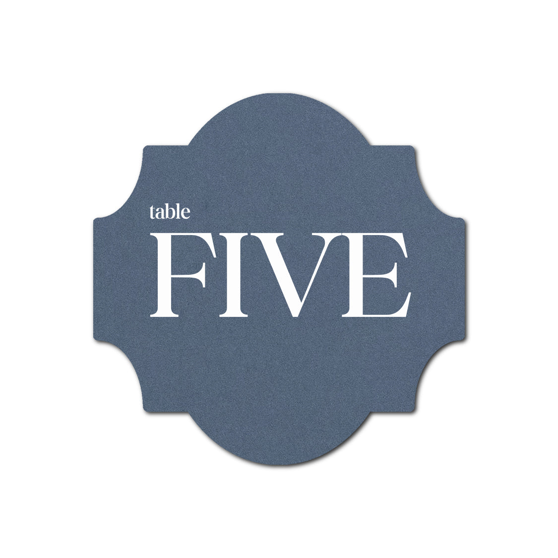 Individually Personalized Wedding Prints on Diecut Cardstock - Shape S28