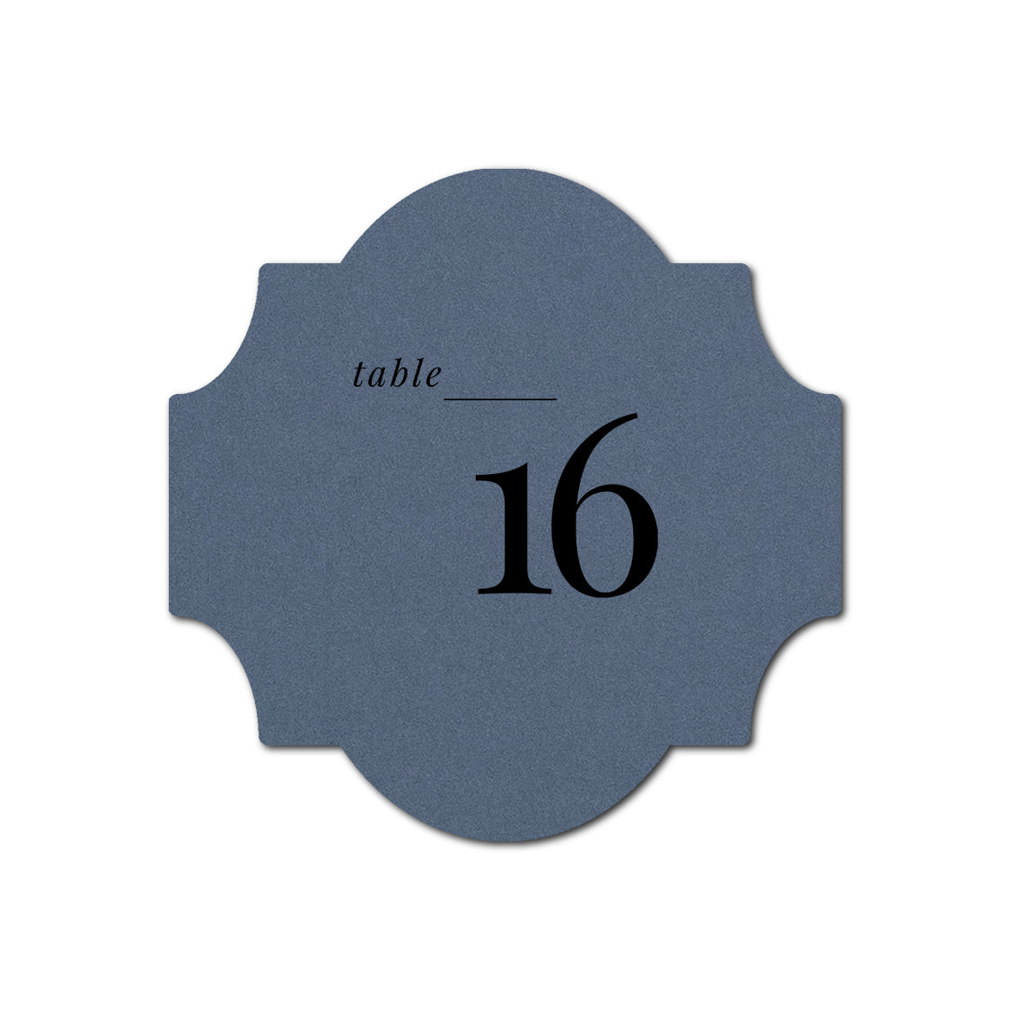 Individually Personalized Wedding Prints on Diecut Cardstock - Shape S28