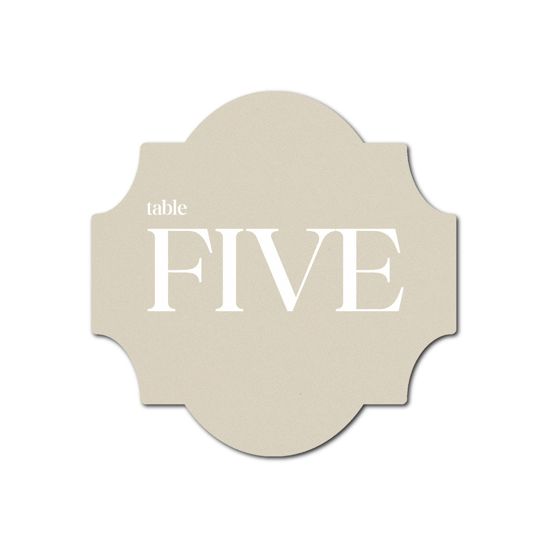 Individually Personalized Wedding Prints on Diecut Cardstock - Shape S28