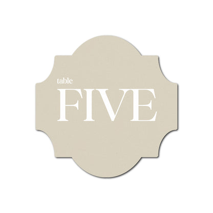 Individually Personalized Wedding Prints on Diecut Cardstock - Shape S28