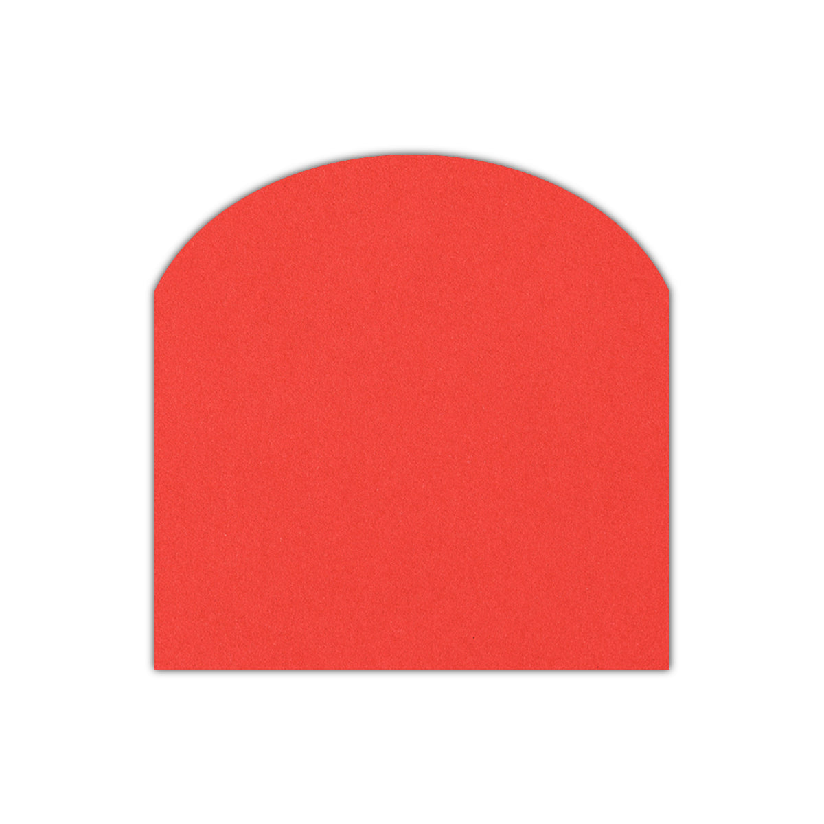 CMYK Print on Bright Red Cardstock | Shape S2 | 4.75" x 4.75"