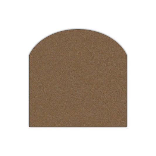 CMYK Print on Cappuccino Cardstock | Shape S2 | 2" x 2"
