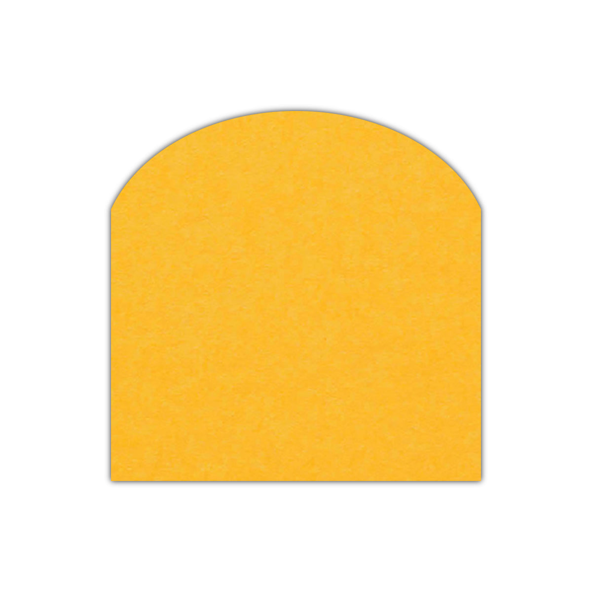 CMYK Print on Indian Yellow Cardstock | Shape S2 | 3.5" x 3.5"