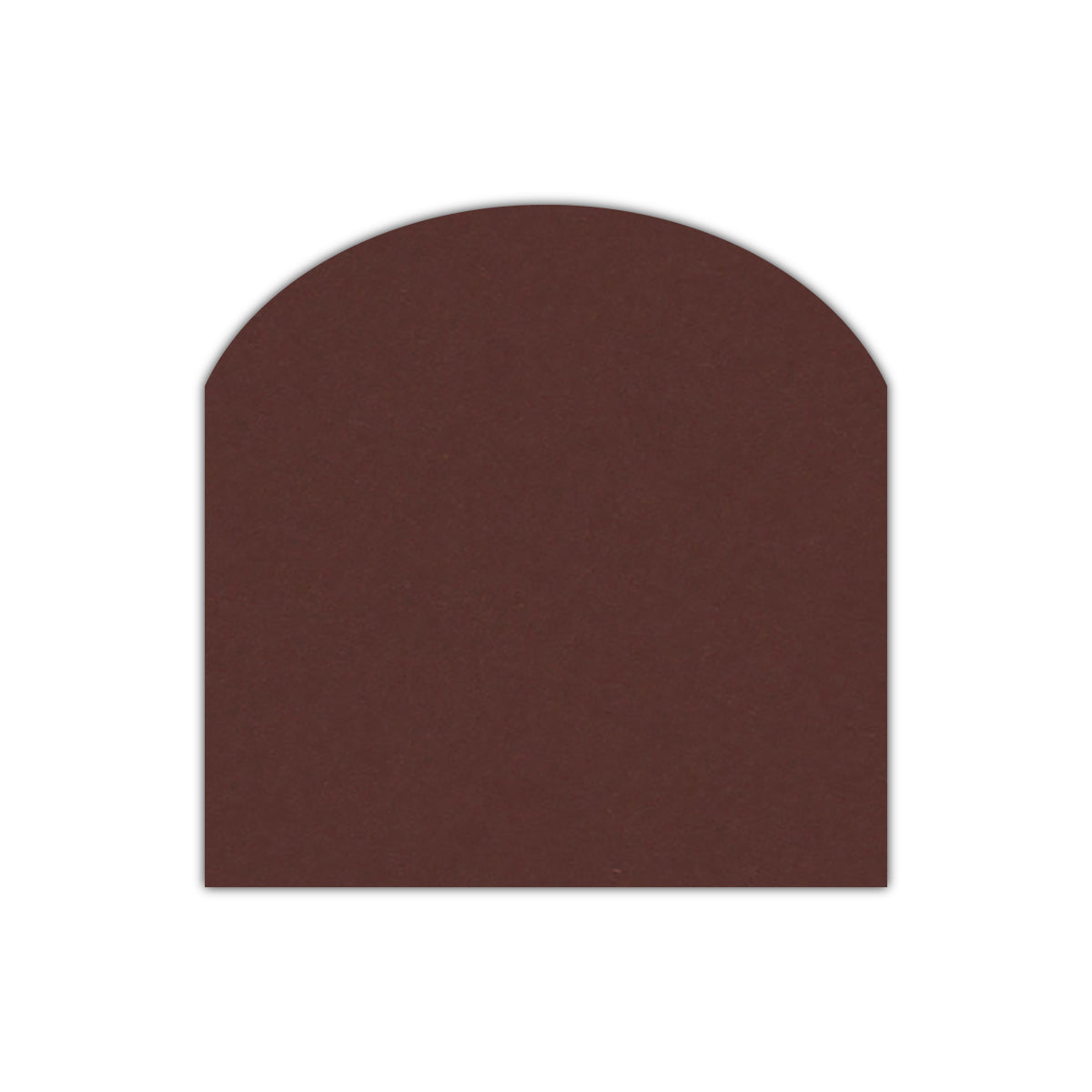 CMYK Print on Port Wine Cardstock | Shape S2 | 2.75" x 2.75"
