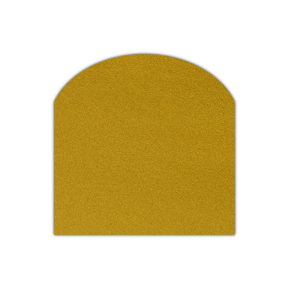 CMYK Print on Shimmer Super Gold Cardstock | Shape S2 | 2" x 2"