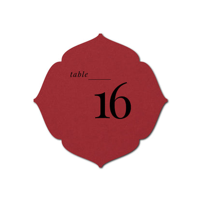 Individually Personalized Wedding Prints on Diecut Cardstock - Shape S32