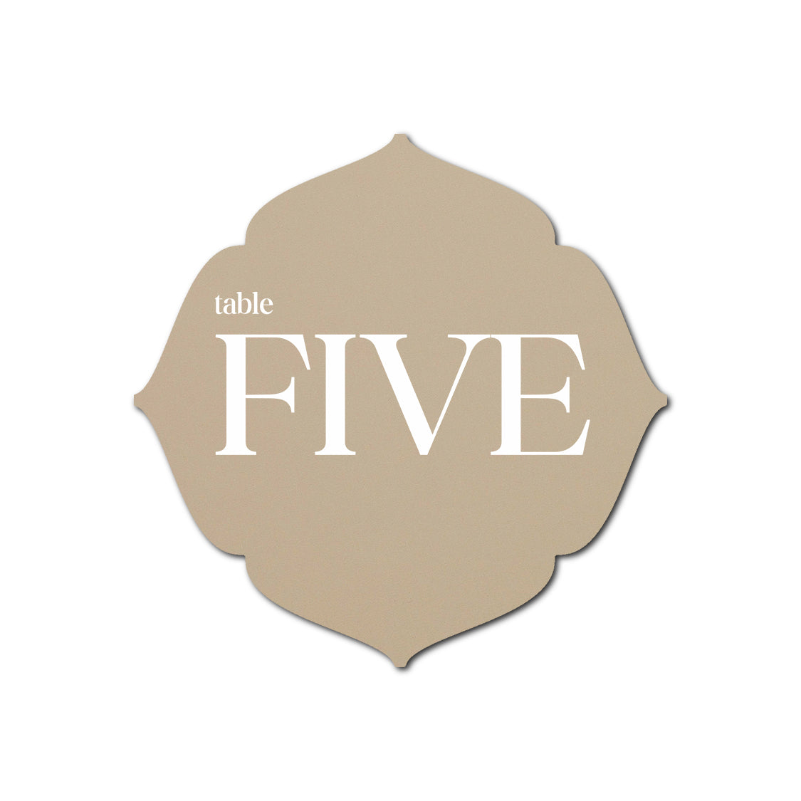 Individually Personalized Wedding Prints on Diecut Cardstock - Shape S32