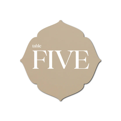 Individually Personalized Wedding Prints on Diecut Cardstock - Shape S32