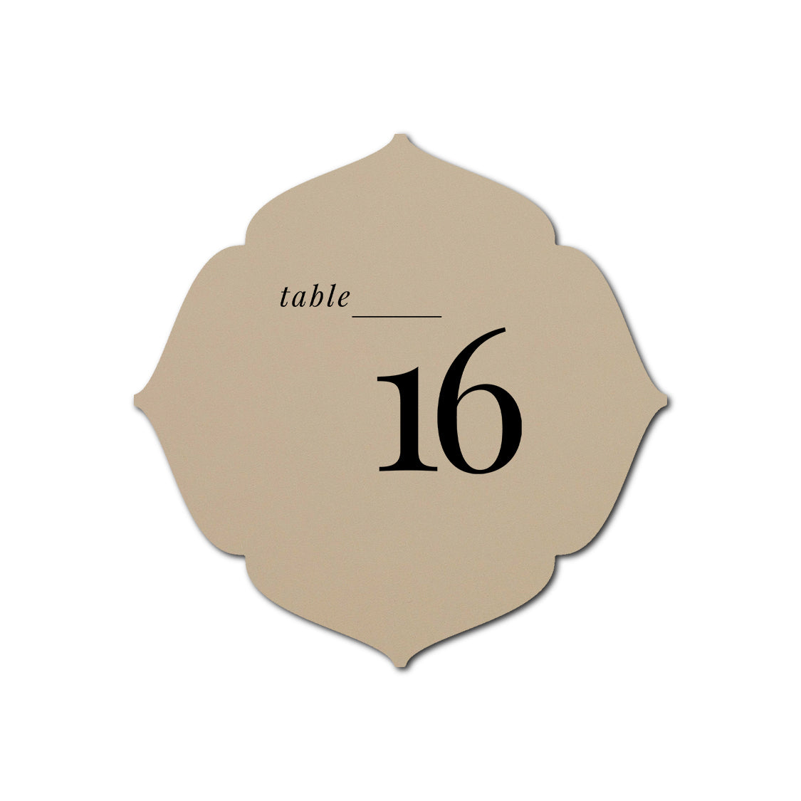 Individually Personalized Wedding Prints on Diecut Cardstock - Shape S32