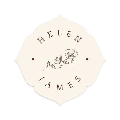 Personalized Wedding Cards | Fully Custom Print | Signature Shape SS32