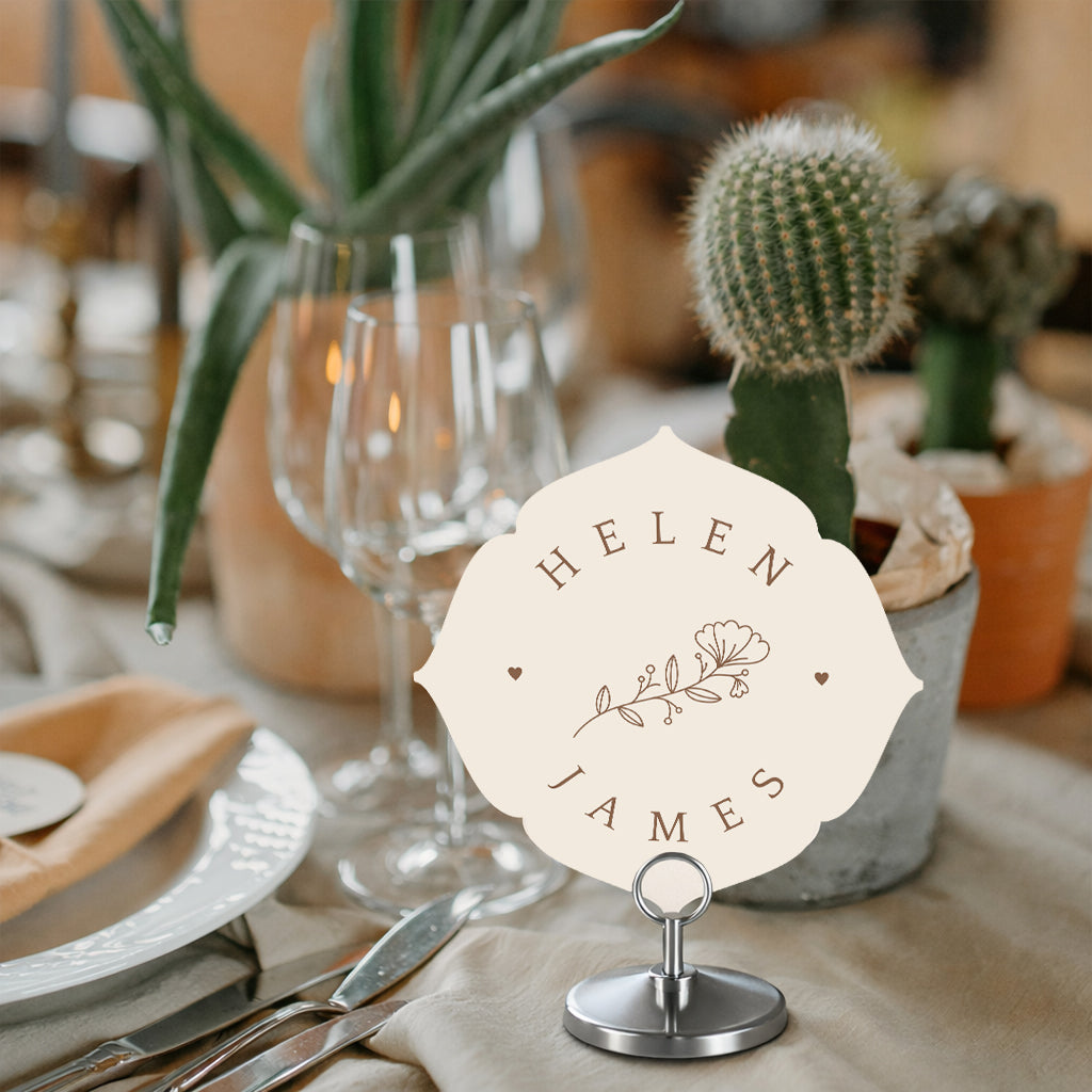 Personalized Wedding Cards | Fully Custom Print | Signature Shape SS32