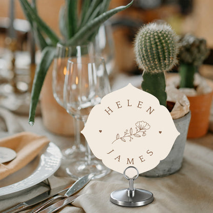 Personalized Wedding Cards | Fully Custom Print | Signature Shape SS32