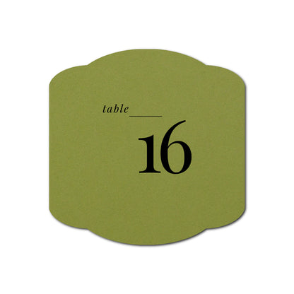 Individually Personalized Wedding Prints on Diecut Cardstock - Shape S34