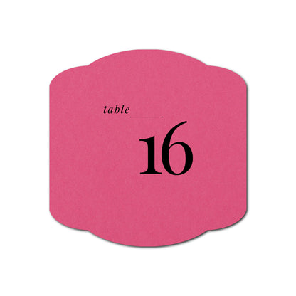 Individually Personalized Wedding Prints on Diecut Cardstock - Shape S34