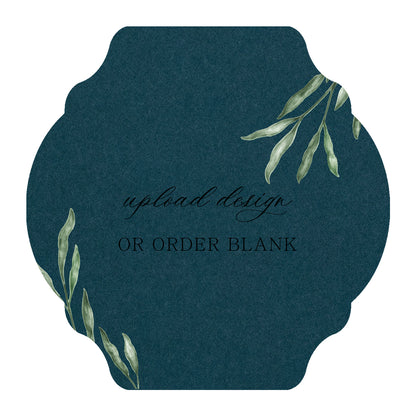 Custom Wedding Prints on Diecut Shaped Cardstock | Shape S35