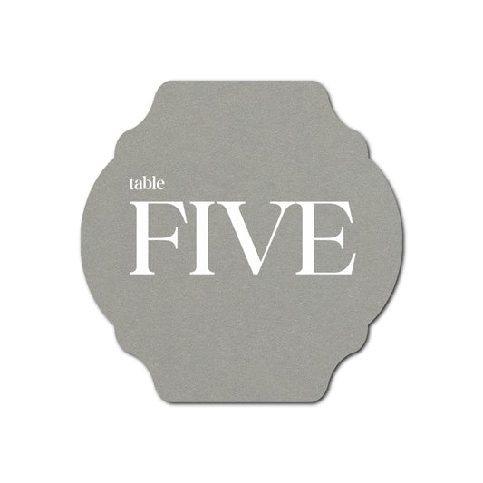 Individually Personalized Wedding Prints on Diecut Cardstock - Shape S35