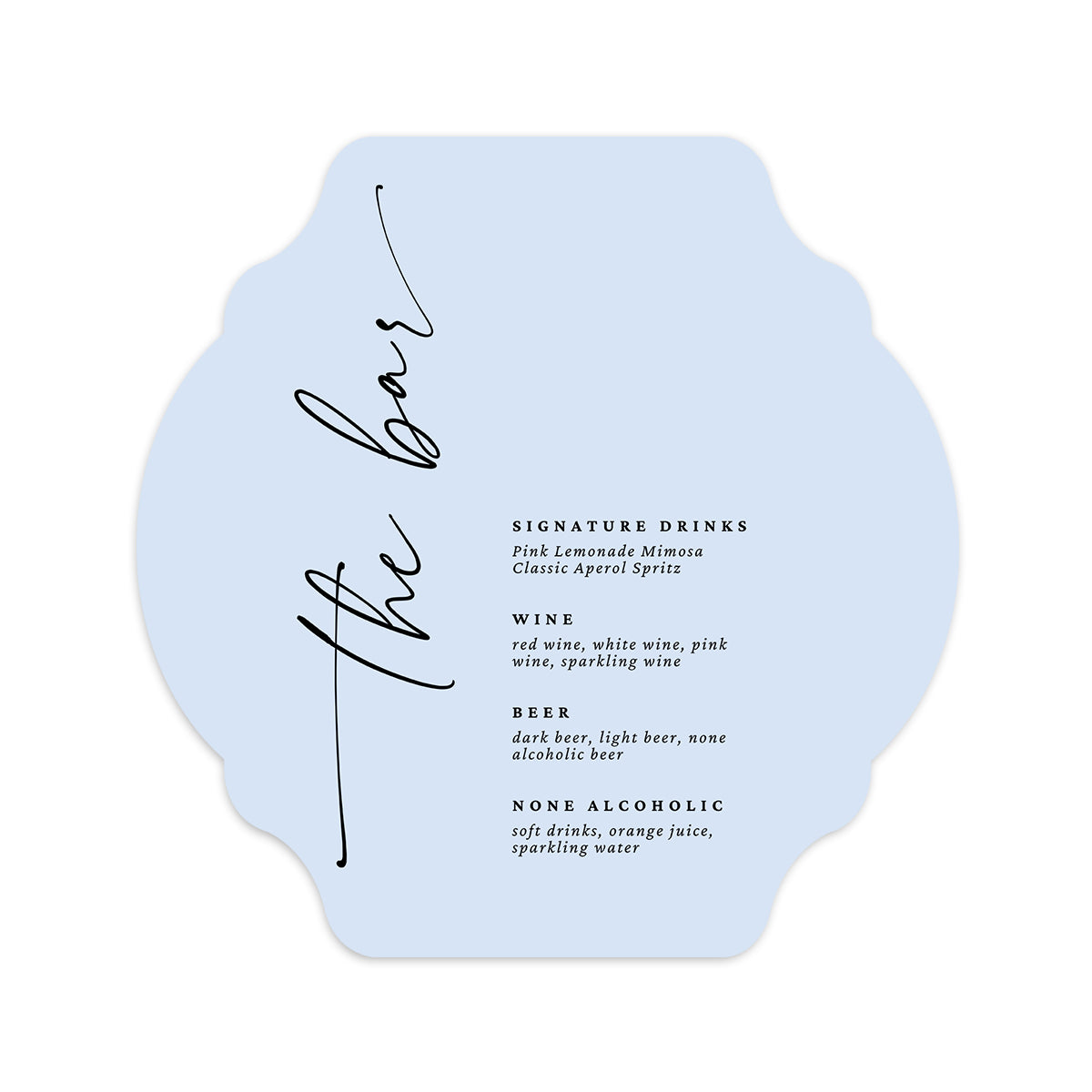 Personalized Wedding Cards | Fully Custom Print | Signature Shape SS35