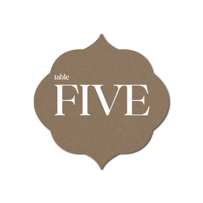 Individually Personalized Wedding Prints on Diecut Cardstock - Shape S36
