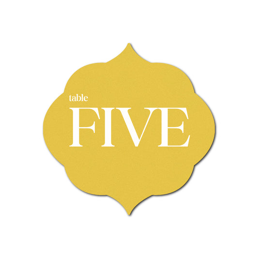 Individually Personalized Wedding Prints on Diecut Cardstock - Shape S36