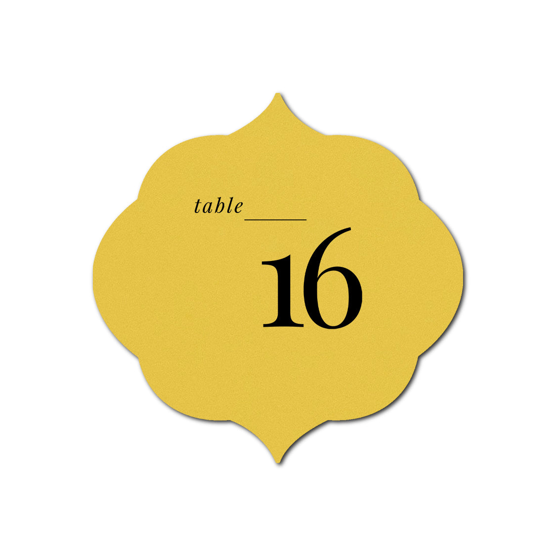 Individually Personalized Wedding Prints on Diecut Cardstock - Shape S36