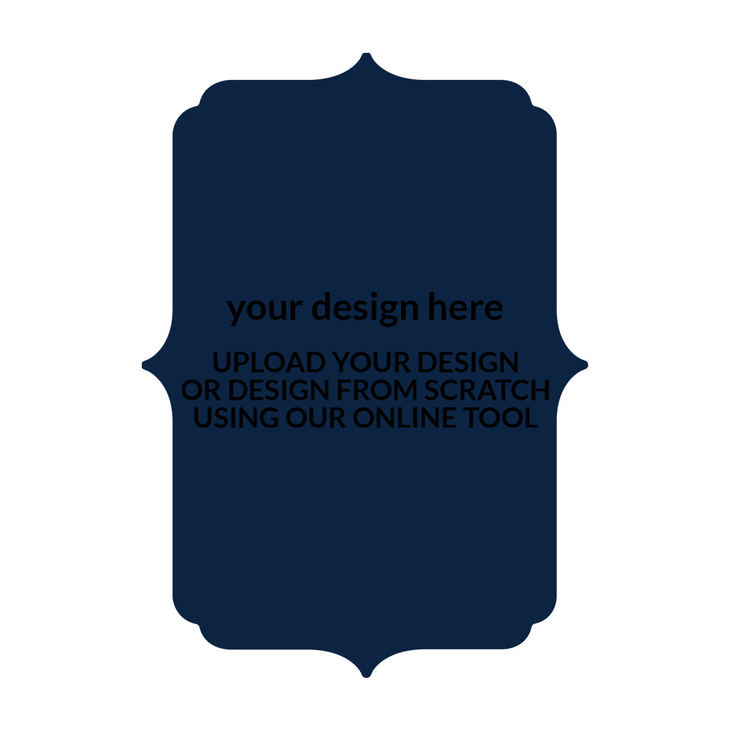 Personalized Wedding Cards | Fully Custom Print | Signature Shape S38