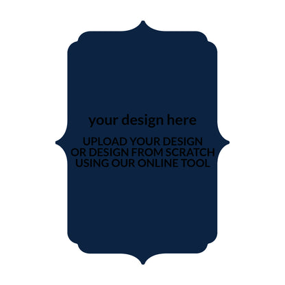 Personalized Wedding Cards | Fully Custom Print | Signature Shape S38