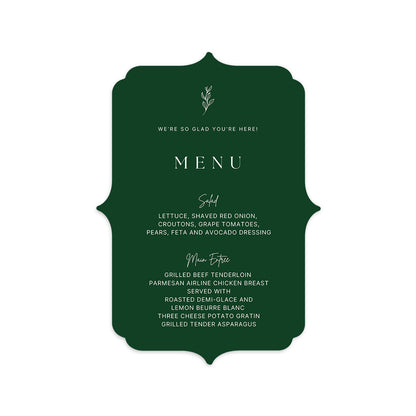 Personalized Wedding Cards | Fully Custom Print | Signature Shape S38