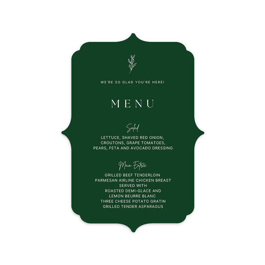 Personalized Wedding Cards | Fully Custom Print | Signature Shape S38