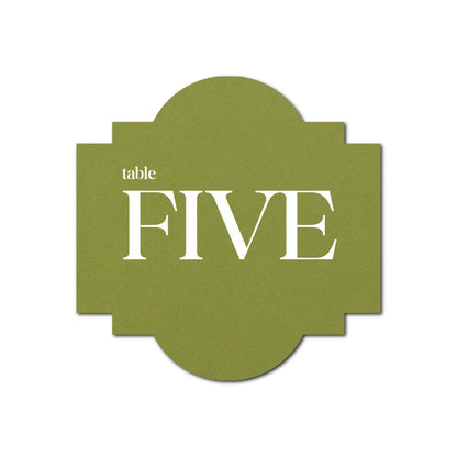 Individually Personalized Wedding Prints on Diecut Cardstock - Shape S39