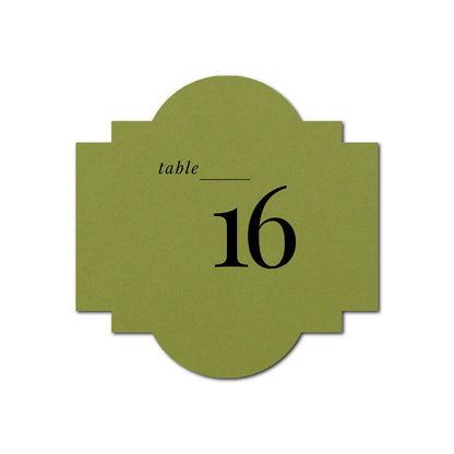 Individually Personalized Wedding Prints on Diecut Cardstock - Shape S39