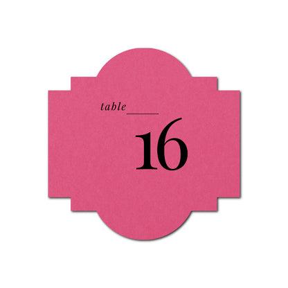 Individually Personalized Wedding Prints on Diecut Cardstock - Shape S39