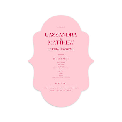 Personalized Wedding Cards | Fully Custom Print | Signature Shape S3