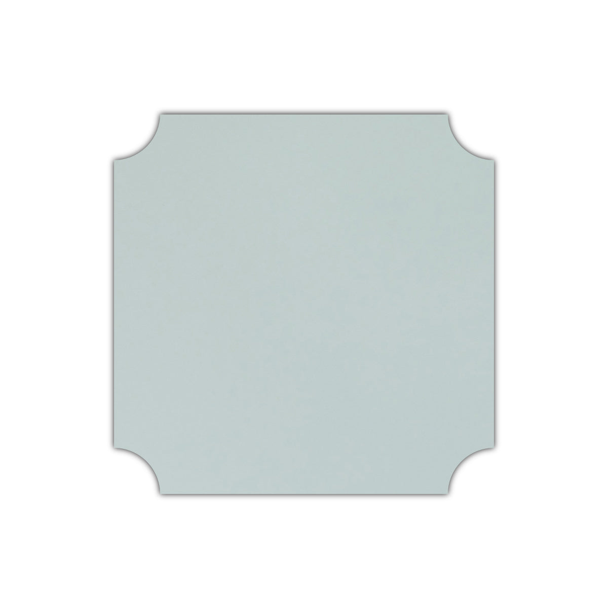 CMYK Print on Shimmer Aquamarine Cardstock | Shape S3 | 4.5" x 4.5"