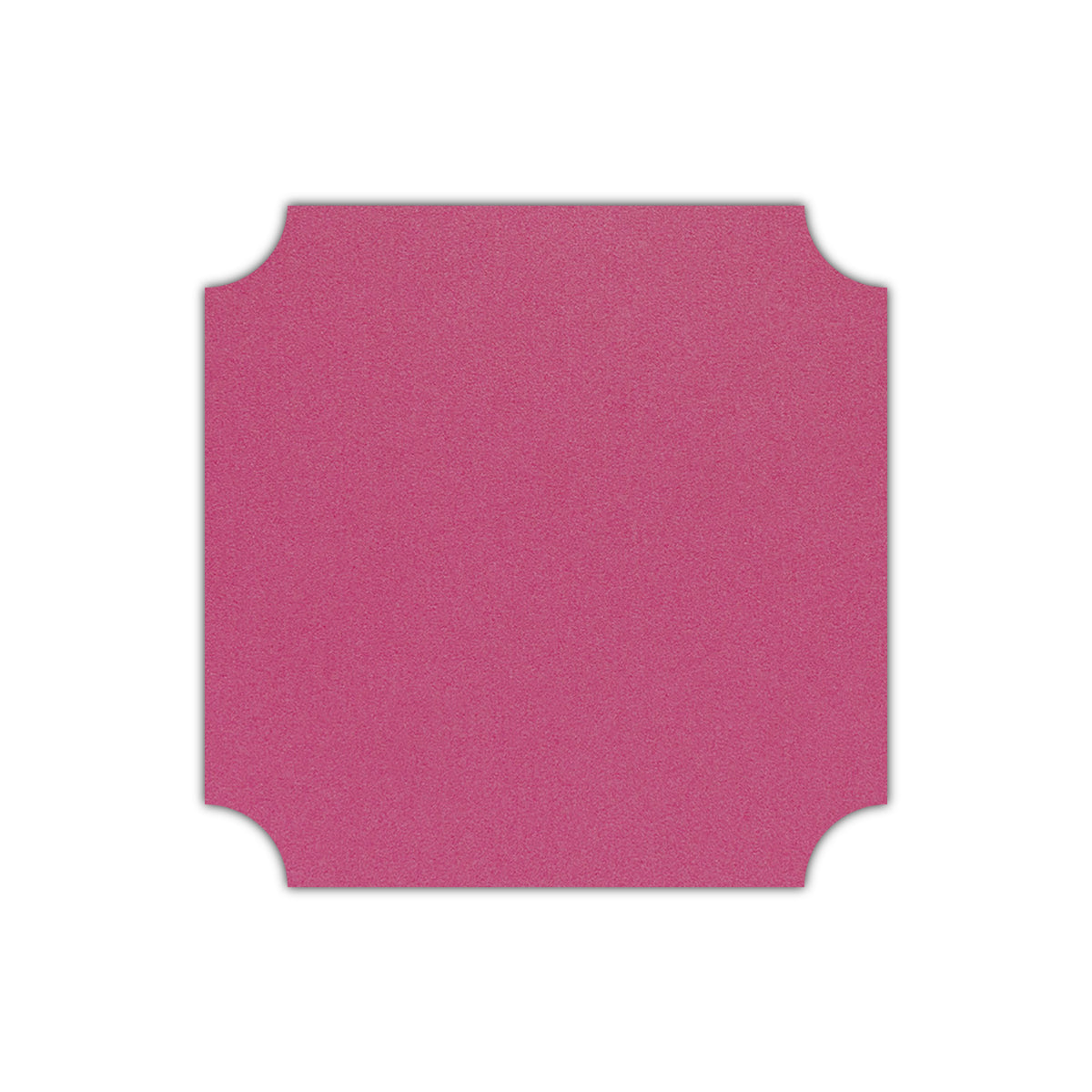 CMYK Print on Shimmer Azalea Cardstock | Shape S3 | 2.75" x 2.75"