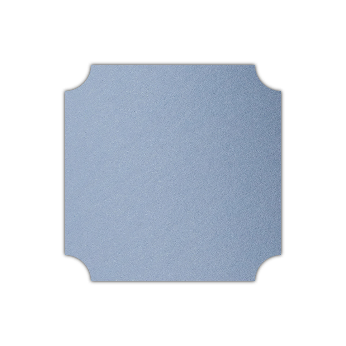 CMYK Print on Azure Blue Cardstock | Shape S3 | 3" x 3"