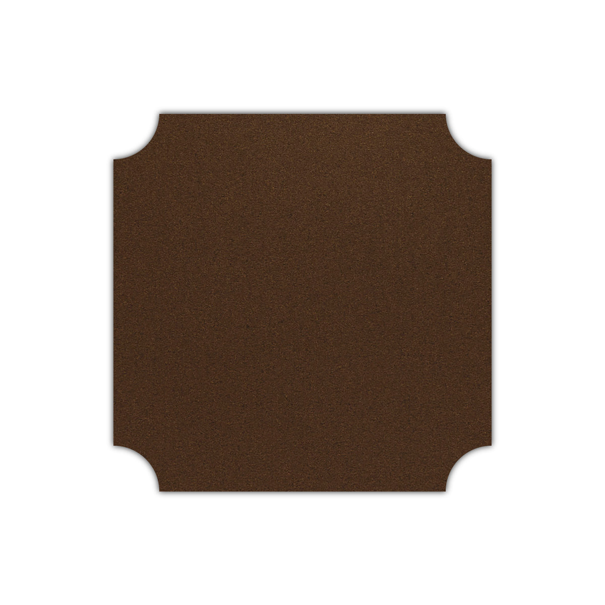 CMYK Print on Shimmer Bronze Cardstock | Shape S3 | 2" x 2"