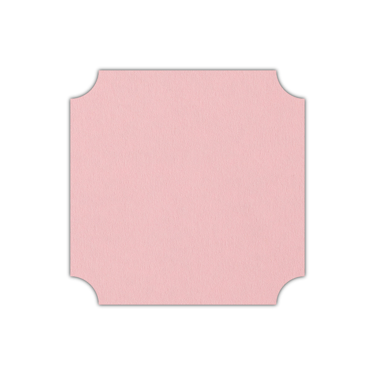 CMYK Print on Candy Pink Cardstock | Shape S3 | 3" x 3"