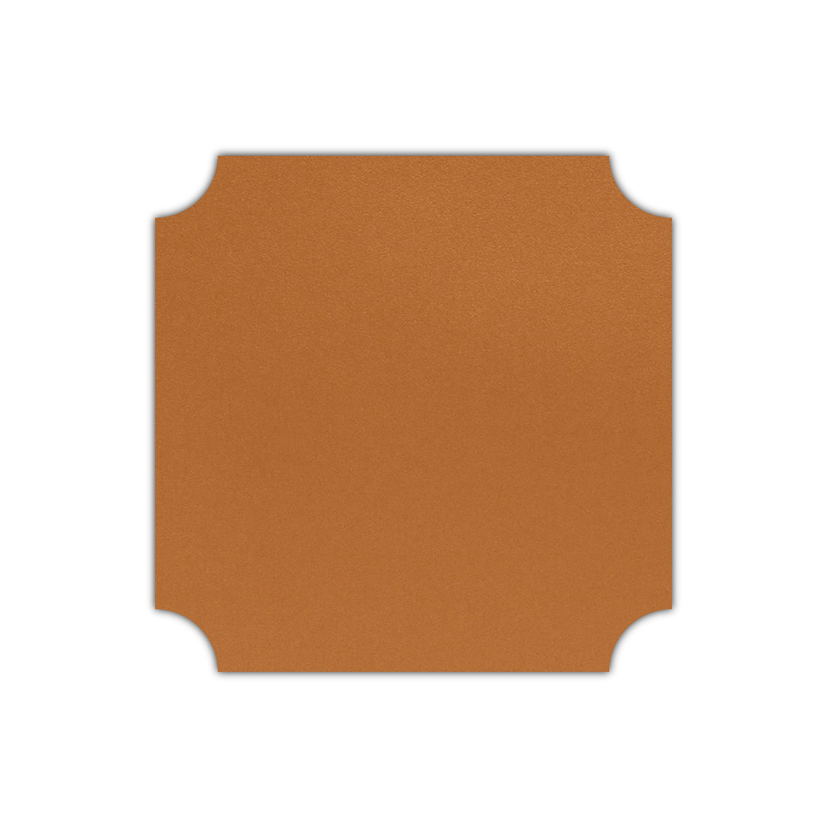 CMYK Print on Shimmer Copper Cardstock | Shape S3 | 5" x 5"
