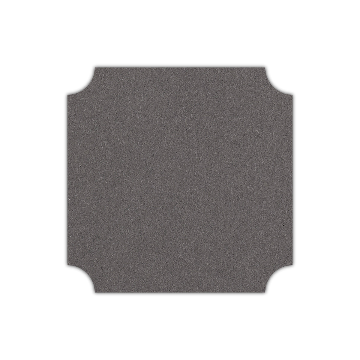 CMYK Print on Dark Grey Cardstock | Shape S3 | 3.25" x 3.25"