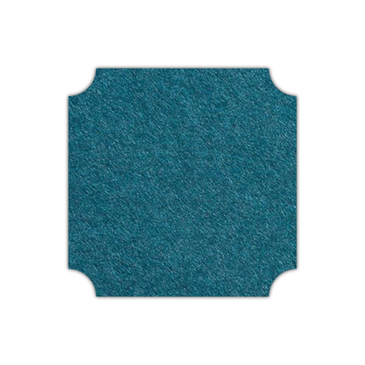 CMYK Print on Dark Teal Blue Cardstock | Shape S3 | 3.5" x 3.5"