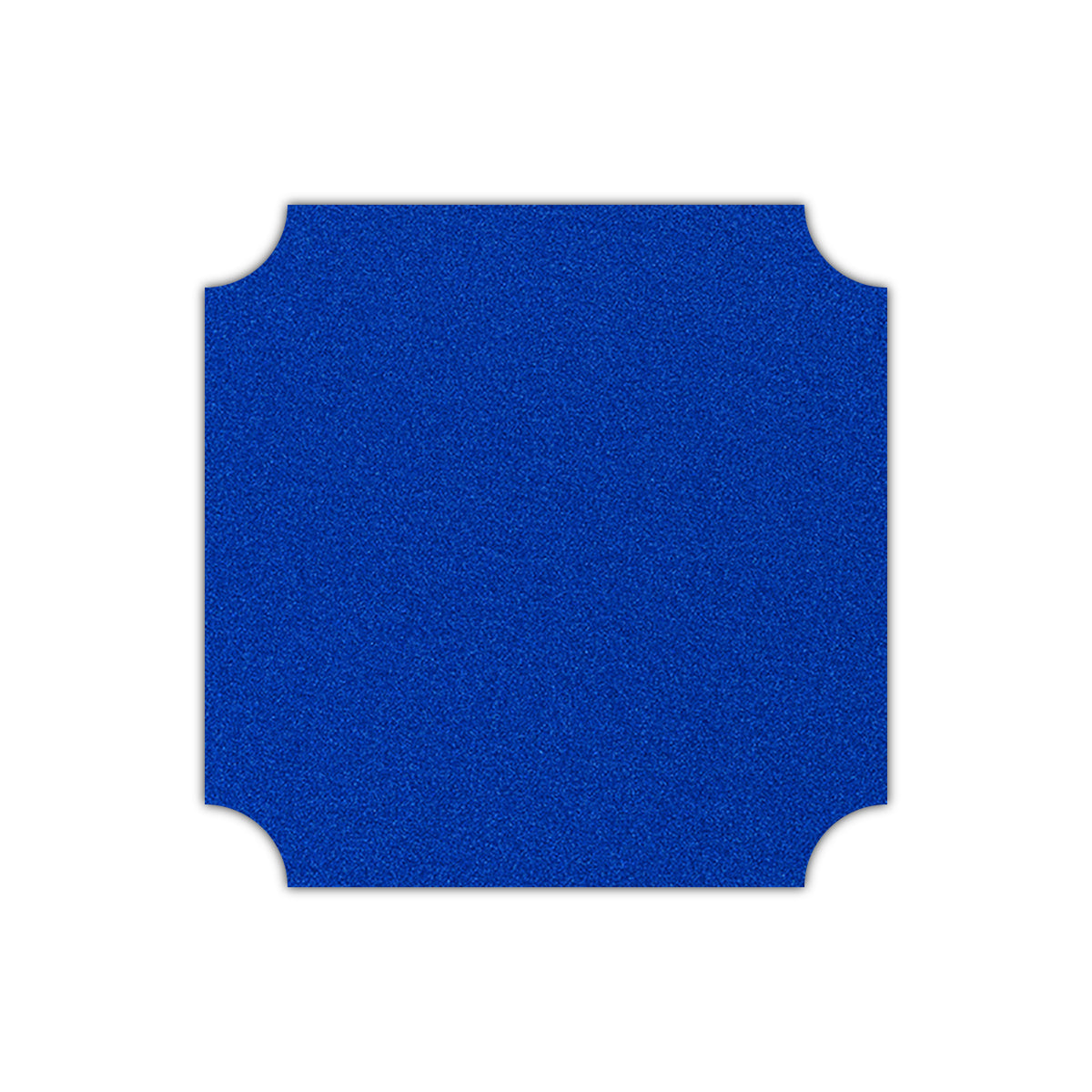 CMYK Print on Shimmer Electric Blue Cardstock | Shape S3 | 6.75" x 6.75"