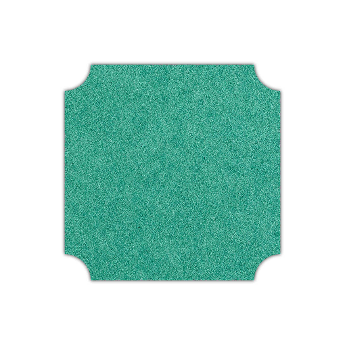 CMYK Print on Emerald Cardstock | Shape S3 | 2" x 2"