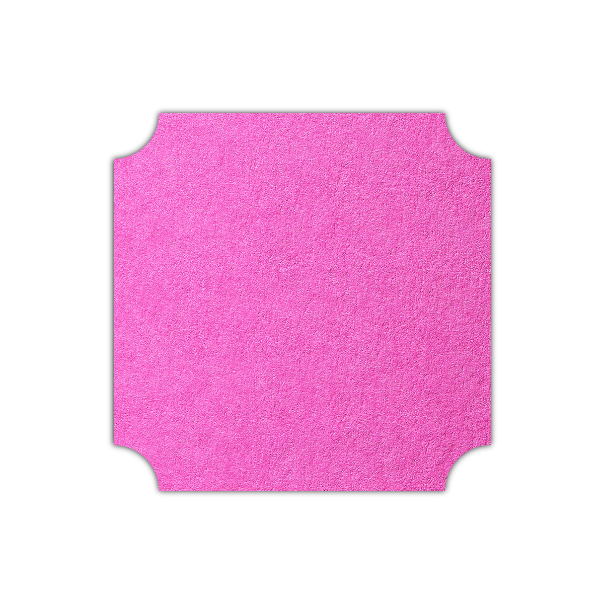 CMYK Print on Fuchsia Pink Cardstock | Shape S3 | 6.5" x 6.5"