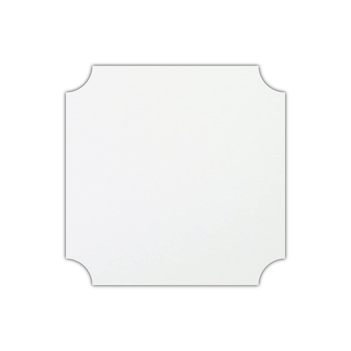 CMYK Print on Shimmer Ice Gold Cardstock | Shape S3 | 7.5" x 7.5"