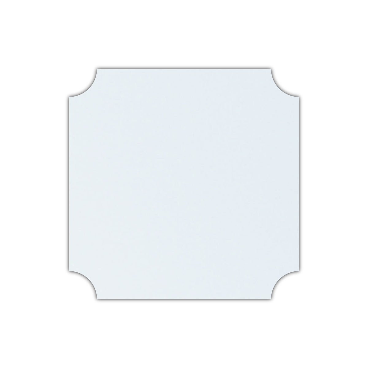 CMYK Print on Shimmer Ice Silver Cardstock | Shape S3 | 3.5" x 3.5"